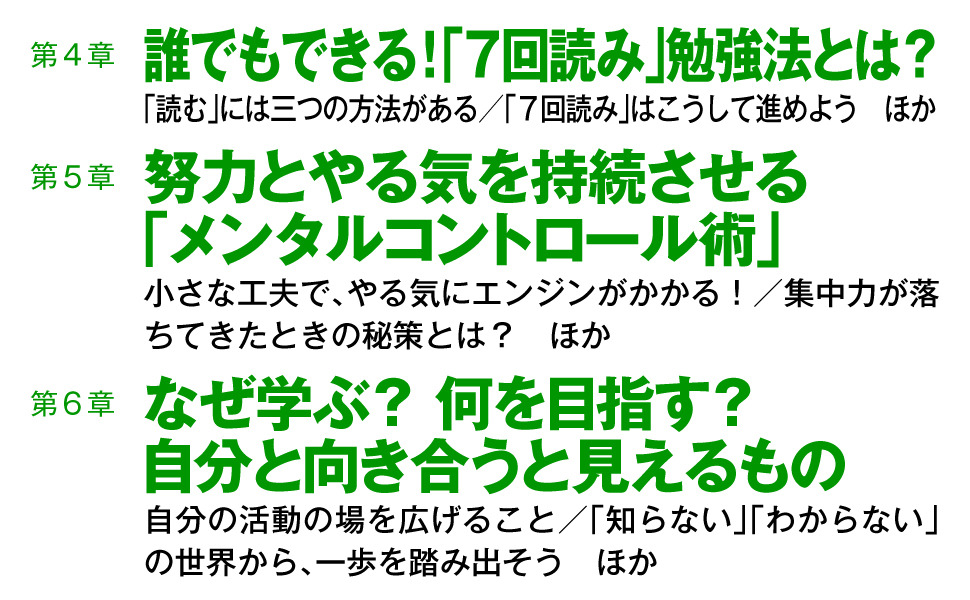 読む 7回 努力 やる気 メンタル コントロール術 工夫 エンジン 集中力 秘策 活動 世界 一歩
