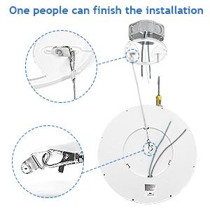 dimmable led ceiling light with remote control