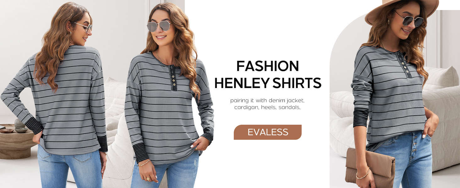 henley shirts for women