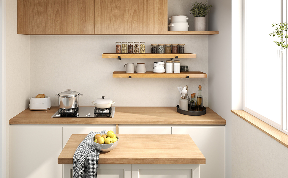 Soild Wood Floating Shelves