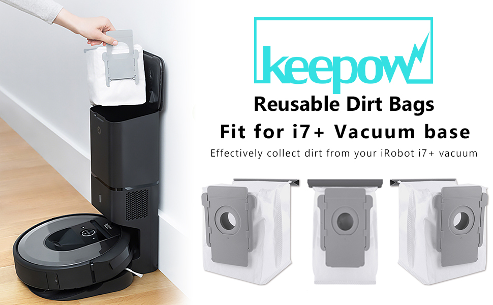 小物 saculanbou KEEPOW Reusable Replacement Vacuum Bags - Compatible with