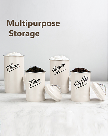 Earthさん専用　キャベンディッシュ　四枚セット Amazon.com: Hillbond Canister Sets Ivory Food Storage
