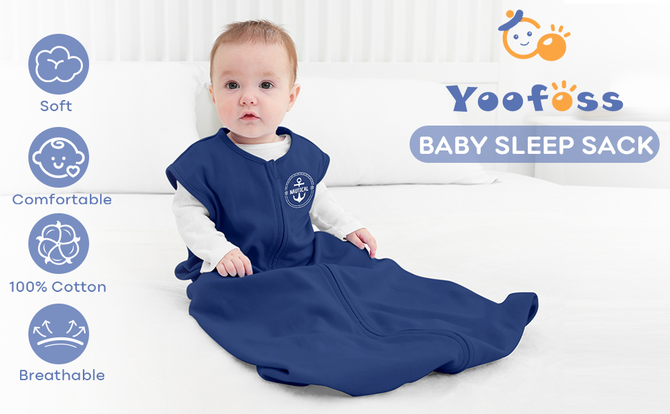 Yoofoss Baby Sleep Sack 1218 Months Baby Wearable Blanket