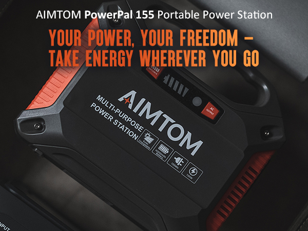 【AIM TOM】ポータブル電源 4,2000Ah AIMTOM 42000mAh 155Wh Power Station, Emergency Backup Power