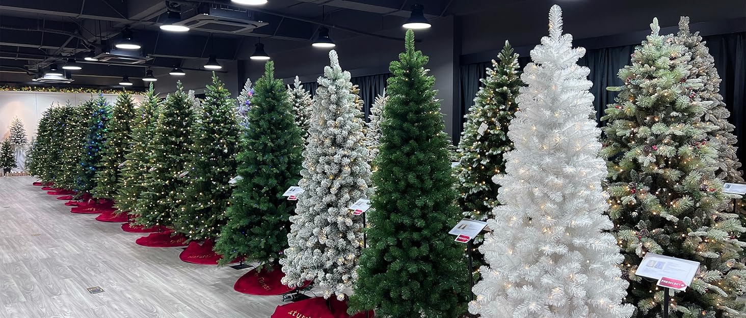 assilyraft chriatmas tree showroom