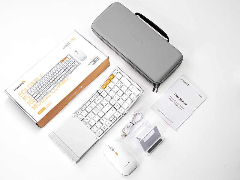 Foldable Keyboard and Mouse, ProtoArc XKM01 Folding