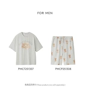 ジェラートピケ　トイプードル　半袖シャツ＆ロングパンツ　オフホワイト Amazon | ジェラートピケ レディース トイプードル柄ロング