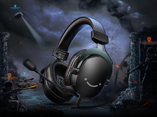 ゲーム中の足音や息遣いまでもリアルに聞き取れる❣長時間快適❤ゲーミングセット Amazon.co.jp: FIFINE ゲーミングヘッドセット 7.1サラウンド