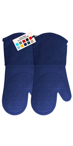 Silicone oven mitts