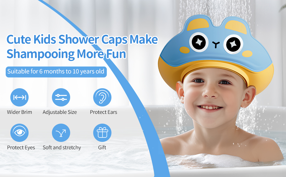 shower hat for toddler,toddler bath cap,kids bath hat,bath shower hat kids,shower cap toddler,baby 