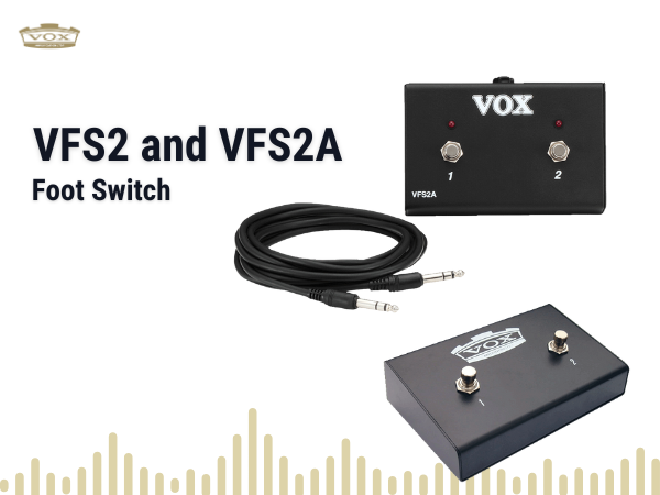 Amazon.com: VOX 2 Button Footswitch-AD Series and JamVOX