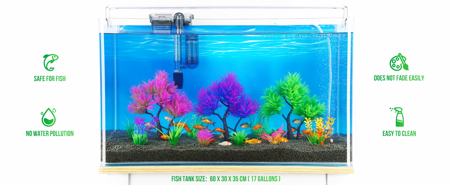 Plante din plastic de acvariu