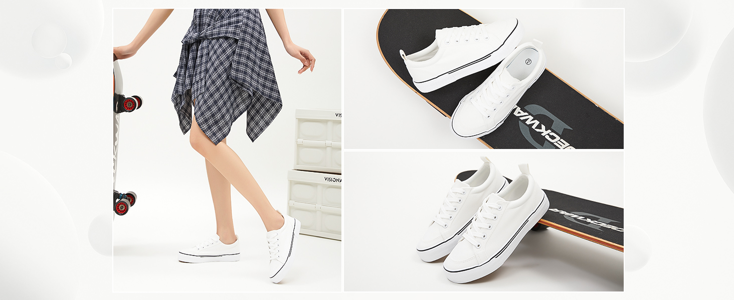 white tennis shoes for women