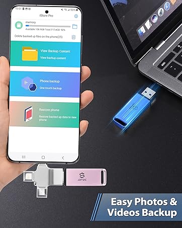 photo backup stick iphone backup flash drive androdid photo vault for iphone computer photostick