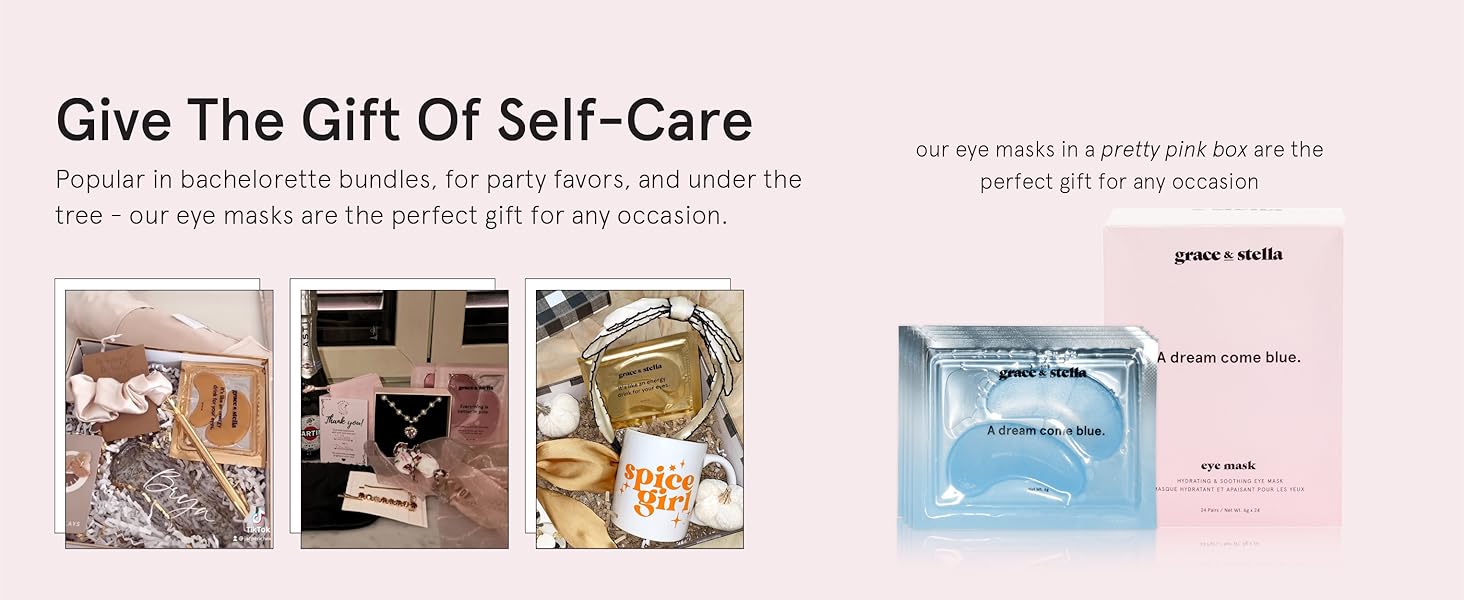 Gift-friendly under eye masks frownies under eye gels for teens and women who love self-care