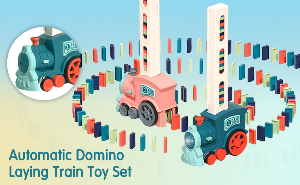 domino train toy