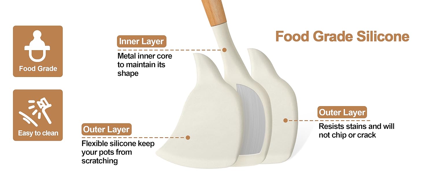 silicone utensils set