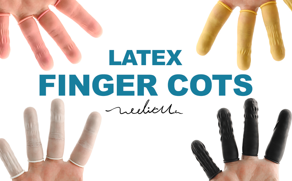 Finger Cots Latex Finger Protectors Disposable Finger