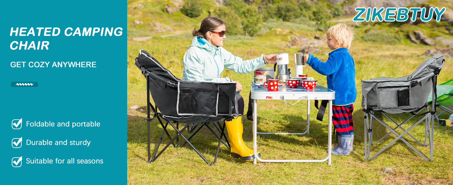 heated camping chair