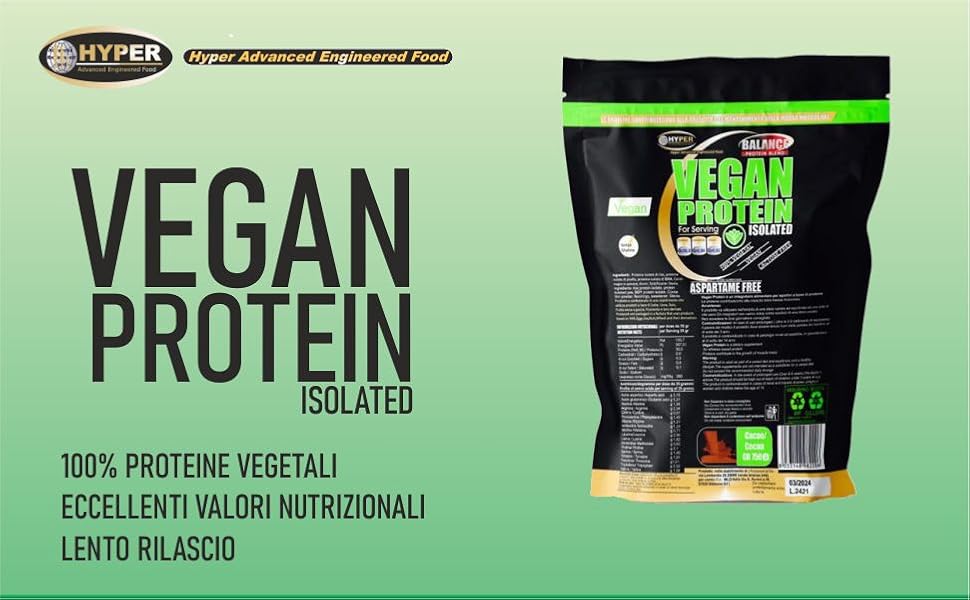 Proteine Vegane in Polvere Vegetali Protein Vegan