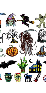 Halloween Tattoos for kids party favors