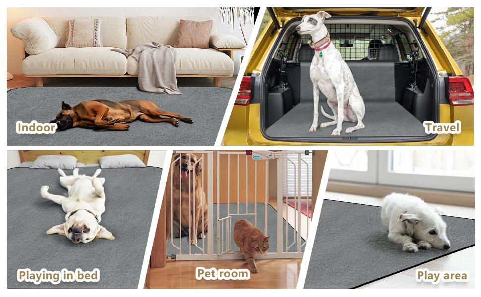 VKMUOI 72*72 in Washable Dog Pee Pads Protect Floors