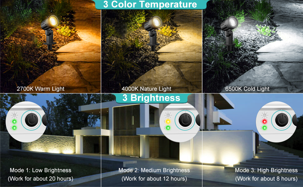 solar spot lights outdoor waterproof