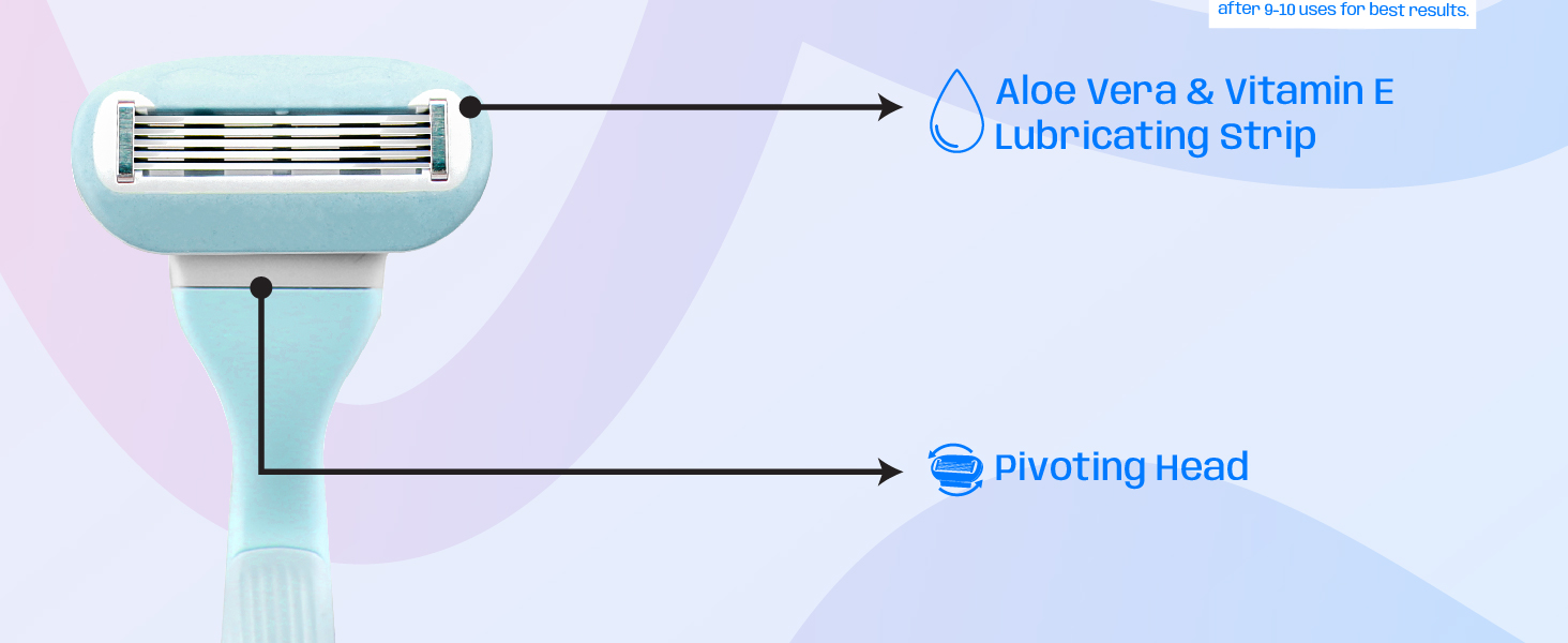 Pink body razor smooth shaving for girls full body shave women pink rajar