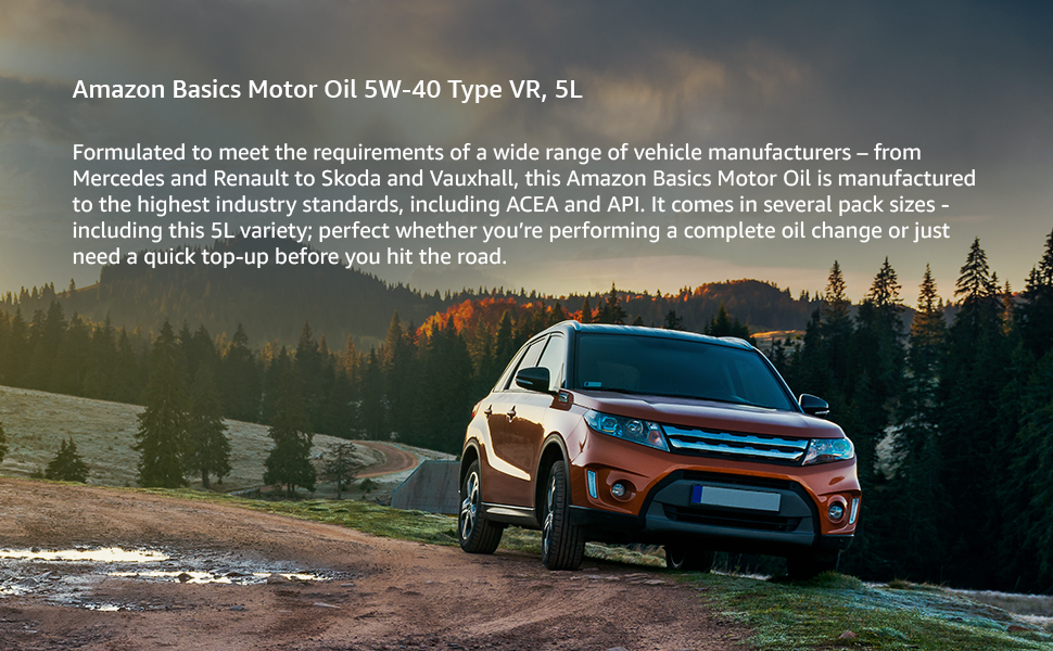 Amazon Basics Motor Engine Oil 5W40 TypVR, 5L Amazon.co.uk Automotive