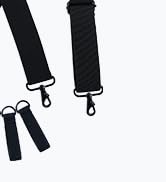 KUNN Tool Belt Suspenders Removable Padded Shoulder Work Suspenders with 4Pcs Attachment Loops