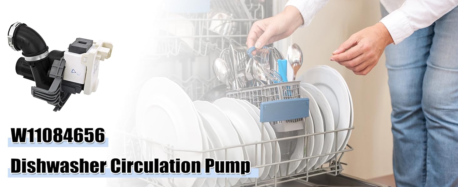 W11084656 W10854710 Dishwasher Circulation Pump W10805387