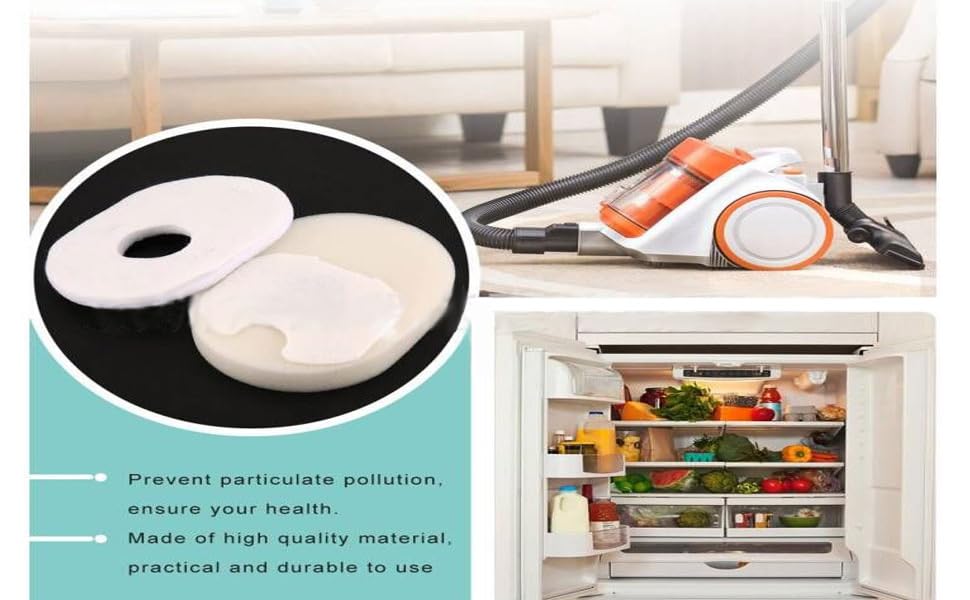 5 Sets HV300 Filters for shark rocket vacuum filters, HV292,HV300W,HV301, HV302, HV303, HV305