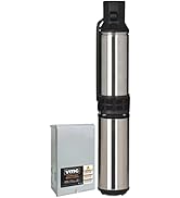 Red Lion RL12G05-3W2V Submersible Deep Well Pump with Control Box 1/2 HP, 12 GPM, 3-Wire, 230 Vol...