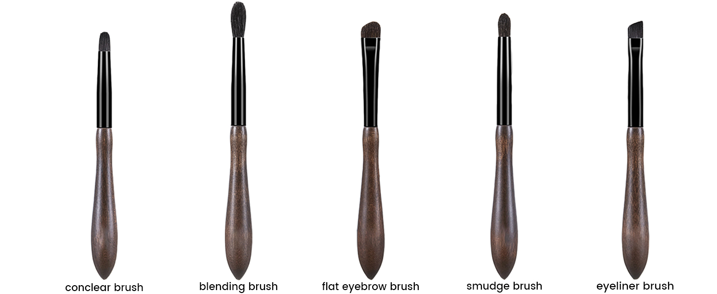 travel makeup brush set