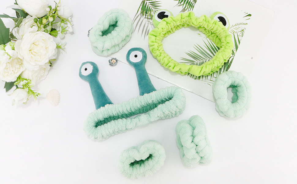 snail headband frog cartoon headbands green headband