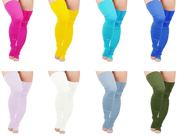 【新品】Y-3 LEG WARMER S/M v28 Women's Neon Knit Leg Warmer for 80s Party Dance Sports