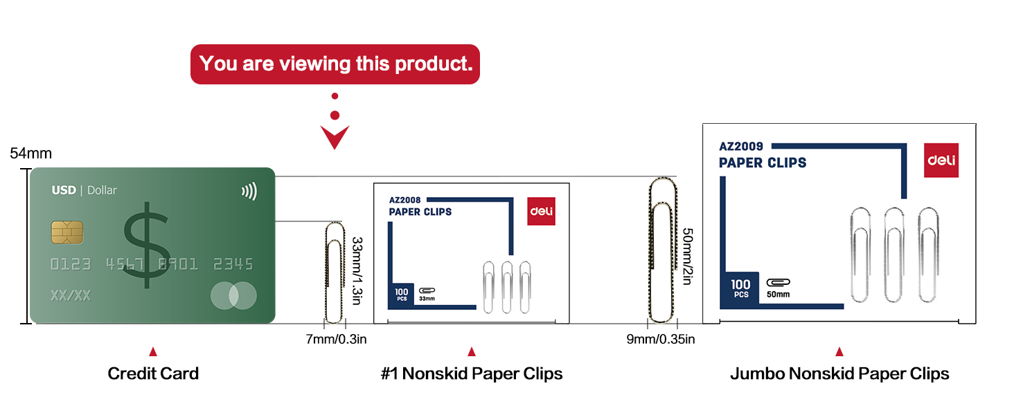 #1 Nonskid Paper Clips