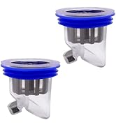 ZHMEINA Odor Proof Floor Drain, Shower Drain Backflow Preventer, Anti-Odor Floor Drains Core Plug...