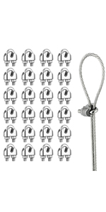 ワイヤーロープクリップ