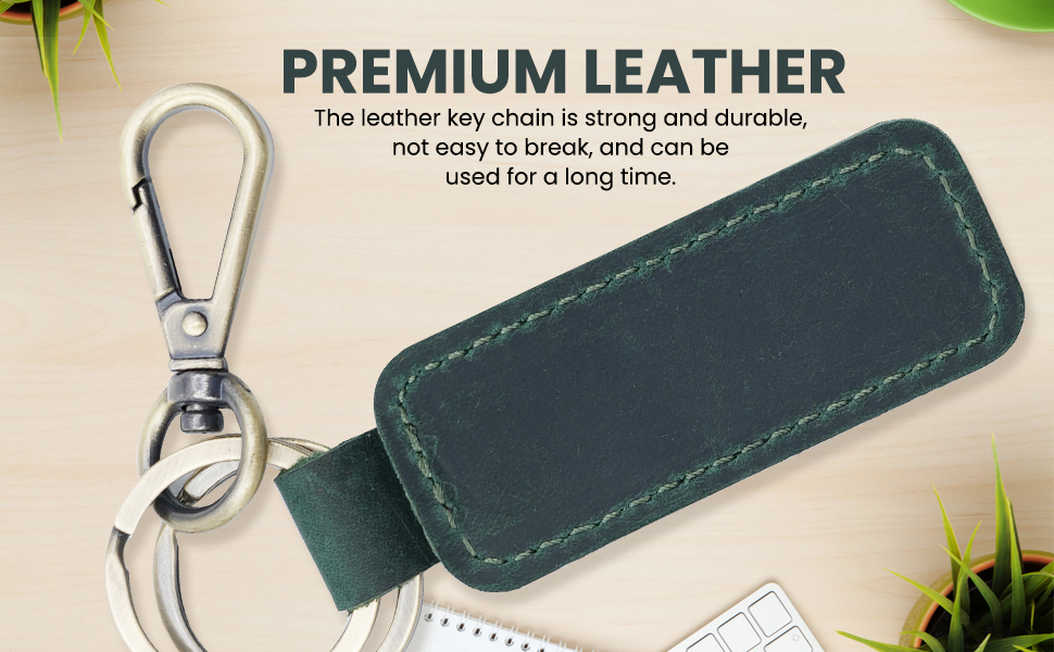 Personalized Leather Keychain, Coordinates Key Chain, Gift