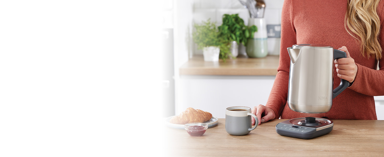 Ninja Perfect Temperature Kettle, 1.7L, with Temperature Control, LED