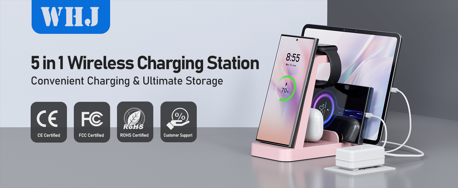 5 in 1 Wireless Charger for Samsung