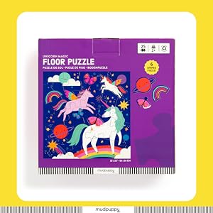 Unicorn Magic 25 Piece Floor Puzzle with Shaped Pieces