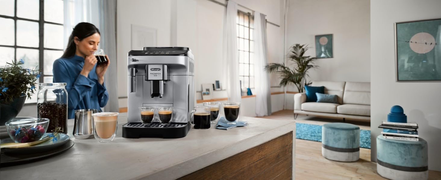 De'Longhi Magnifica Evo, Fully Automatic Coffee and Cappuccino Machine