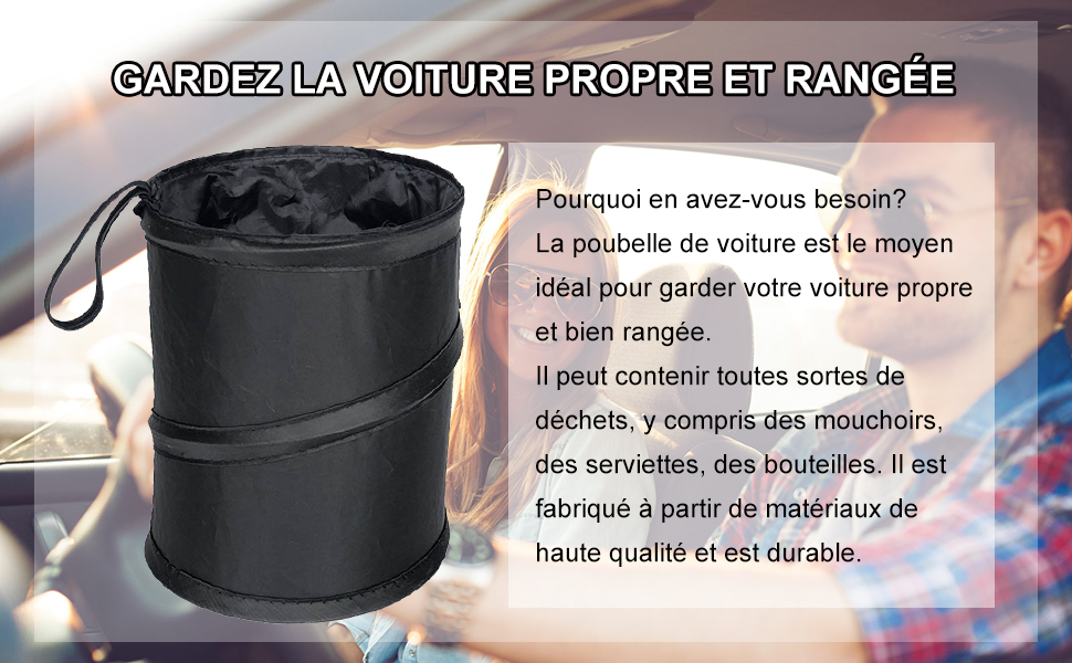 Poubelle Voiture
