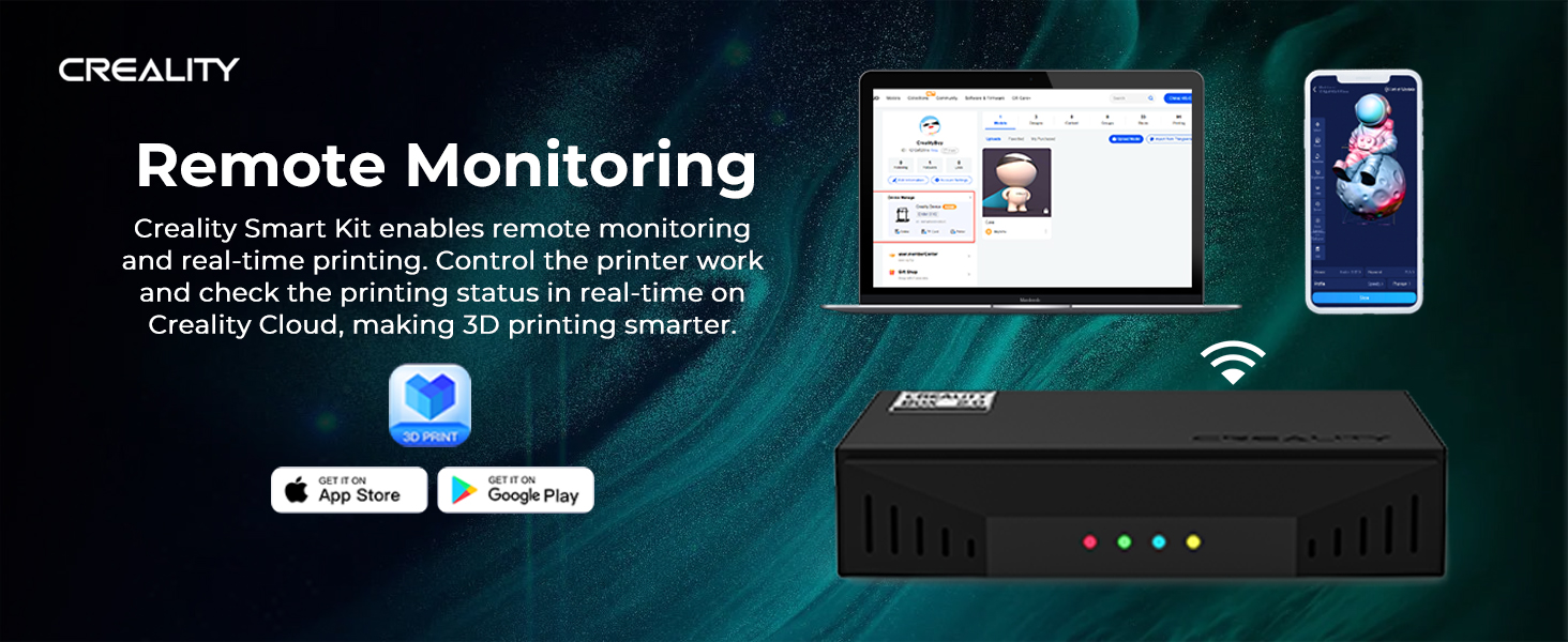 Creality WiFi Box 2.0 3D Printer Wireless Printing Realtime Remote