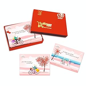 Romantic cards with attractive box