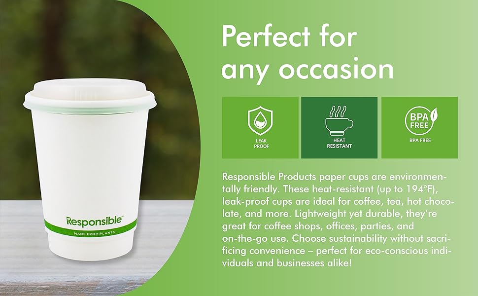 Smooth Insulated Paper Hot Cup