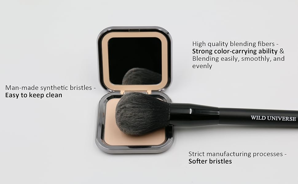 Advantages: 1. Easy to keep clean 2. Strong color-carrying ability 3. Softer bristles