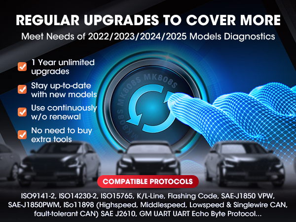 Autel Scanner MaxiCOM MK808S 2024 Bidirectional Tool as MK808BT Pro MX808S M808Z